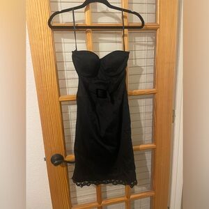 Arden B Black Strapless Dress vintage